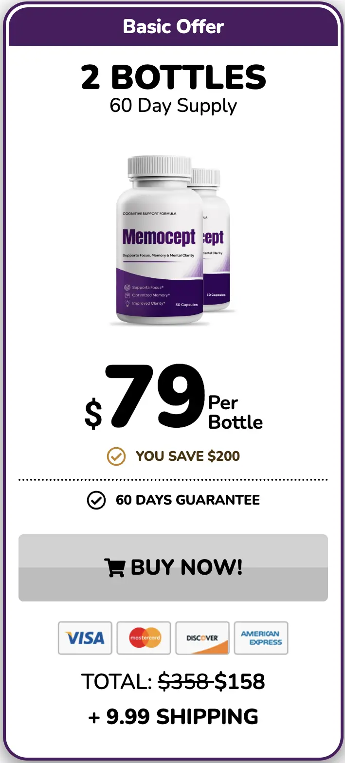 Memocept one bottle